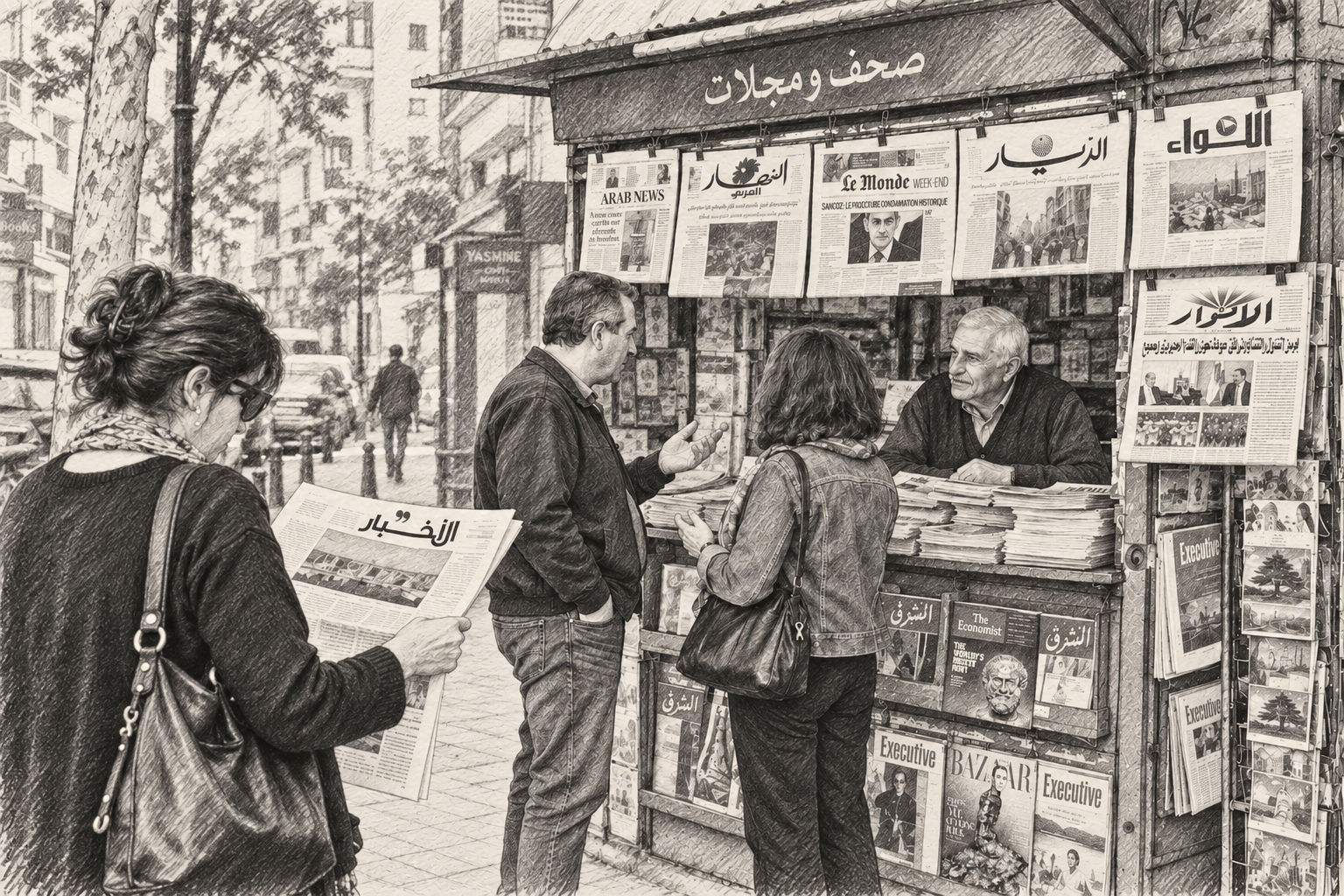 A Beirut kiosk 